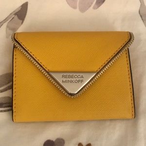 Rebecca Minkoff Keychain Wallett in Yellow
